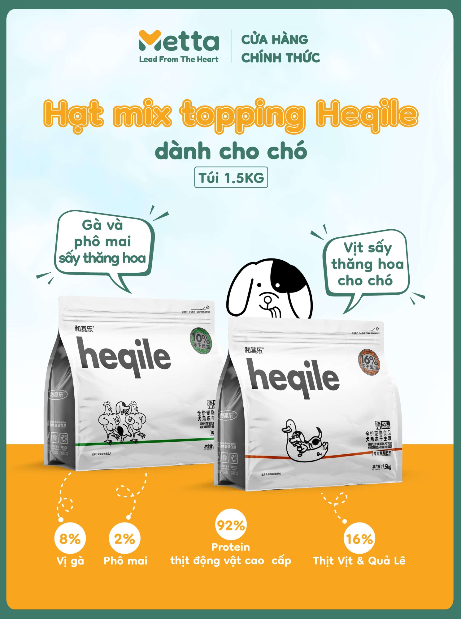 HÌnh Sp Shoppee Heqile Mix VỊt LÊ GÀ PhÔ Mai 01